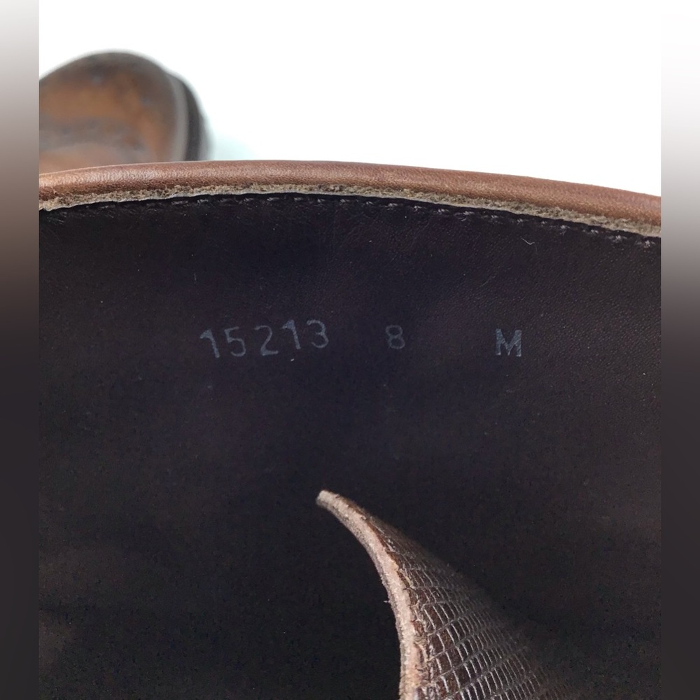 Magnanni Enzo wingtip boots men’s 8 M brown - Picture 11 of 12